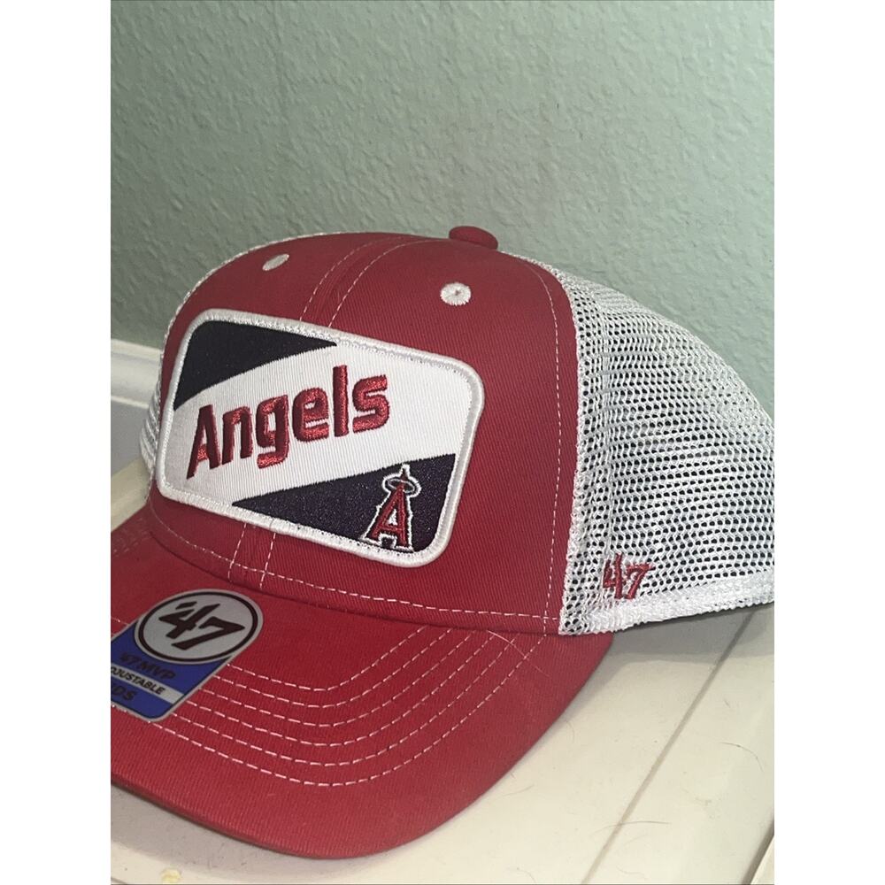 MLB Angeles KIDS YOUTH Mesh Back MLB SnapBack ‘47 Brand Hat Cap.New❗️👌 - Picture 2 of 6